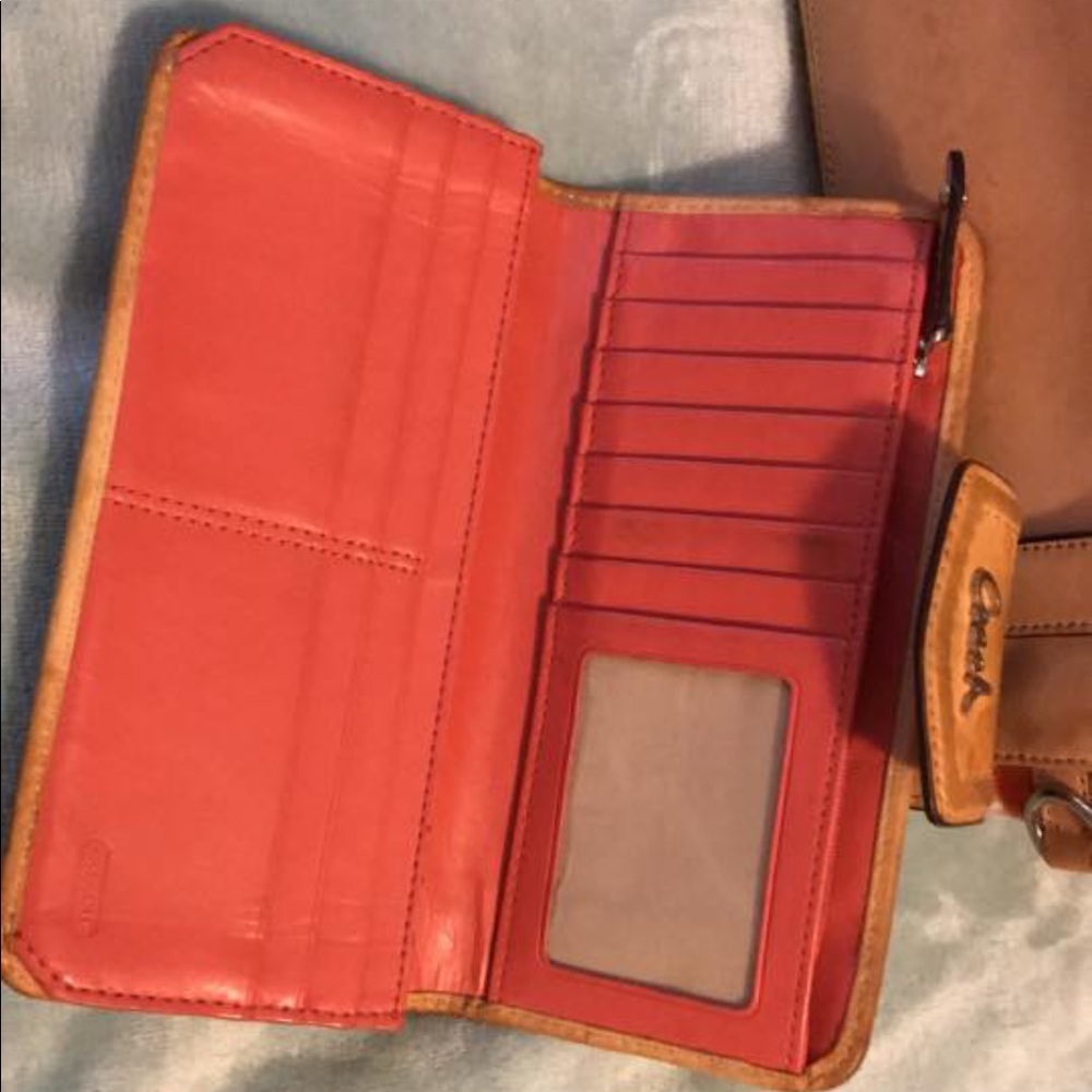 Authentic Coach purse and matching wallet set - Picture 3 of 4